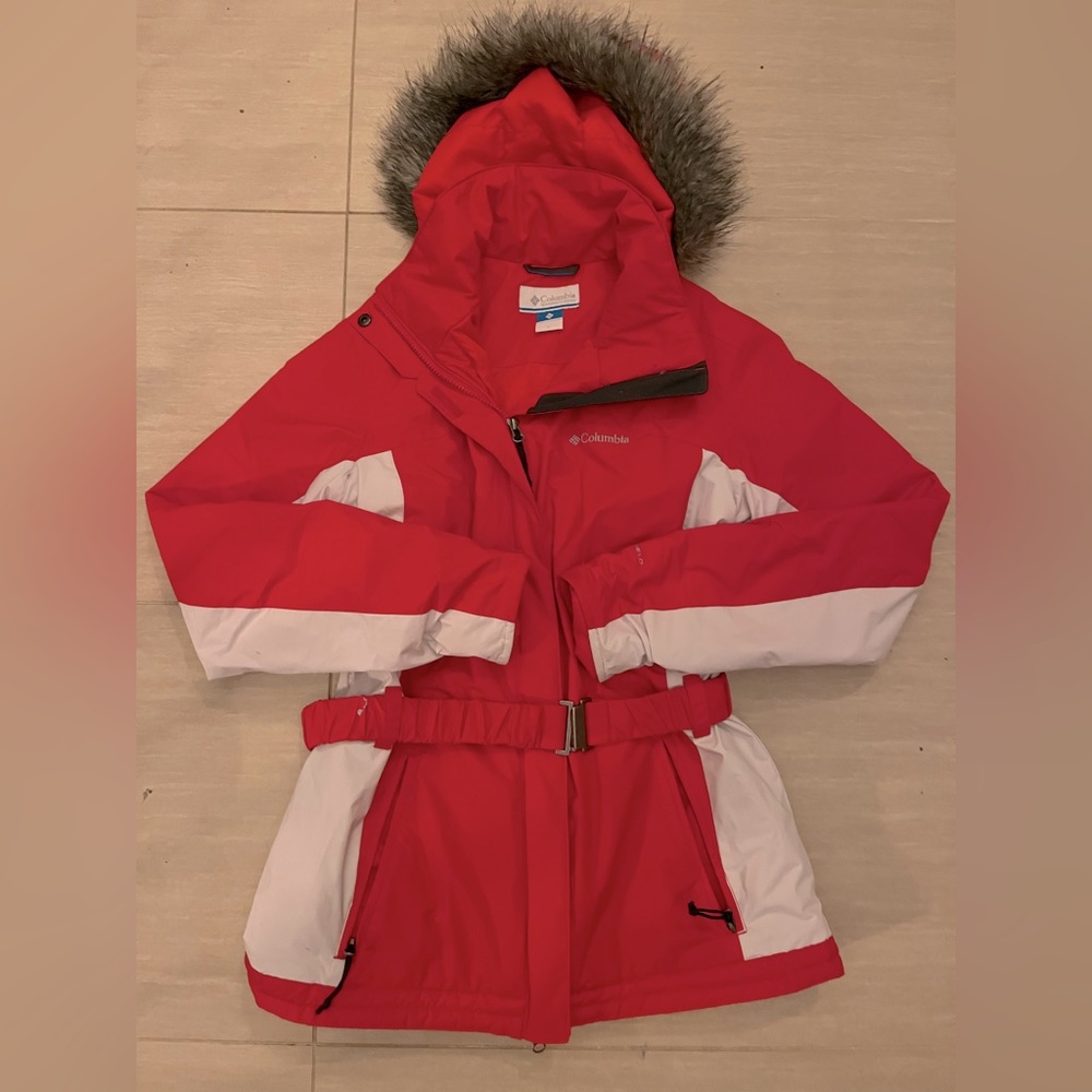 Columbia Womens Red Winter Coat